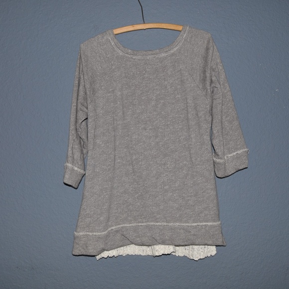022 LUCKY BRAND French Terry Sweater Pullover sz M - Picture 3 of 5